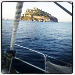 castello aragonese ischia da carta romana
