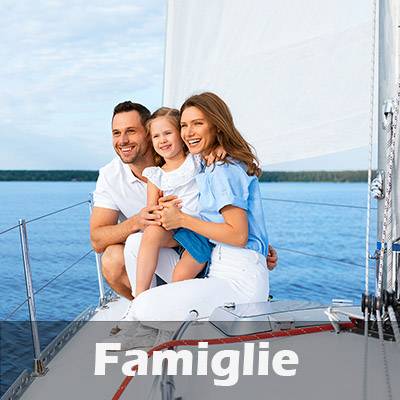 Families on a boat