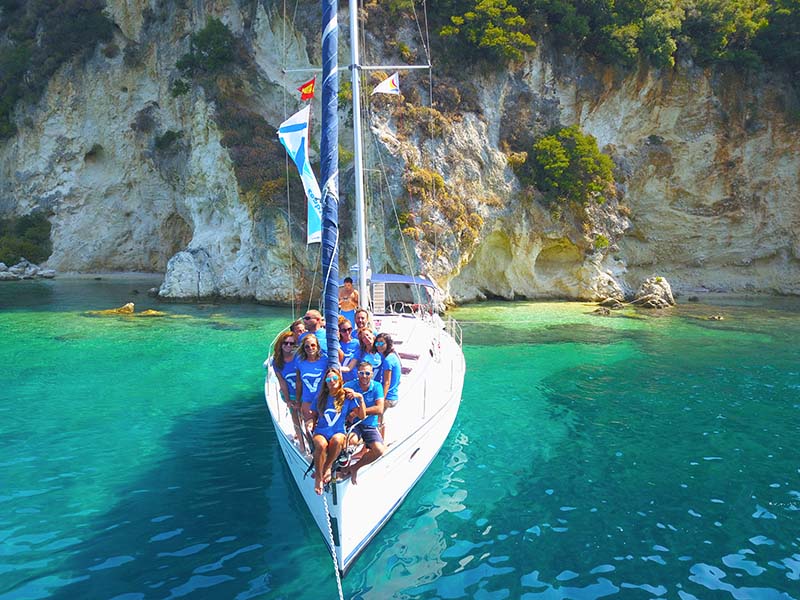 Barge boat Kefalonia Barca rada Cefalonia
